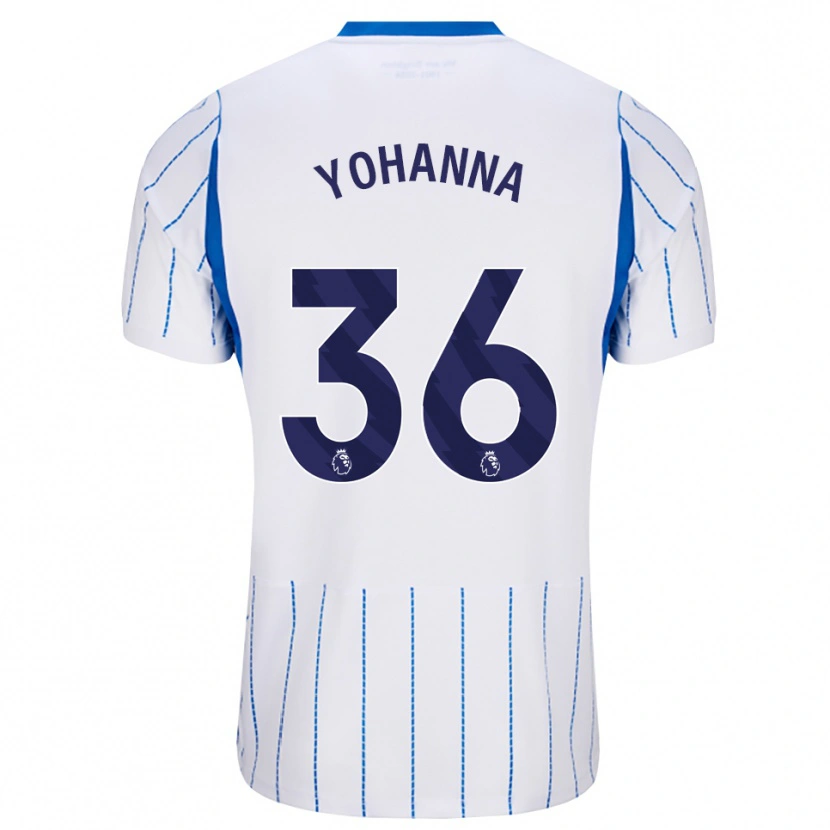Danxen Niño Camiseta Zadok Yohanna #36 Azuldodger Blanco 2ª Equipación 2026/27 La Camisa México