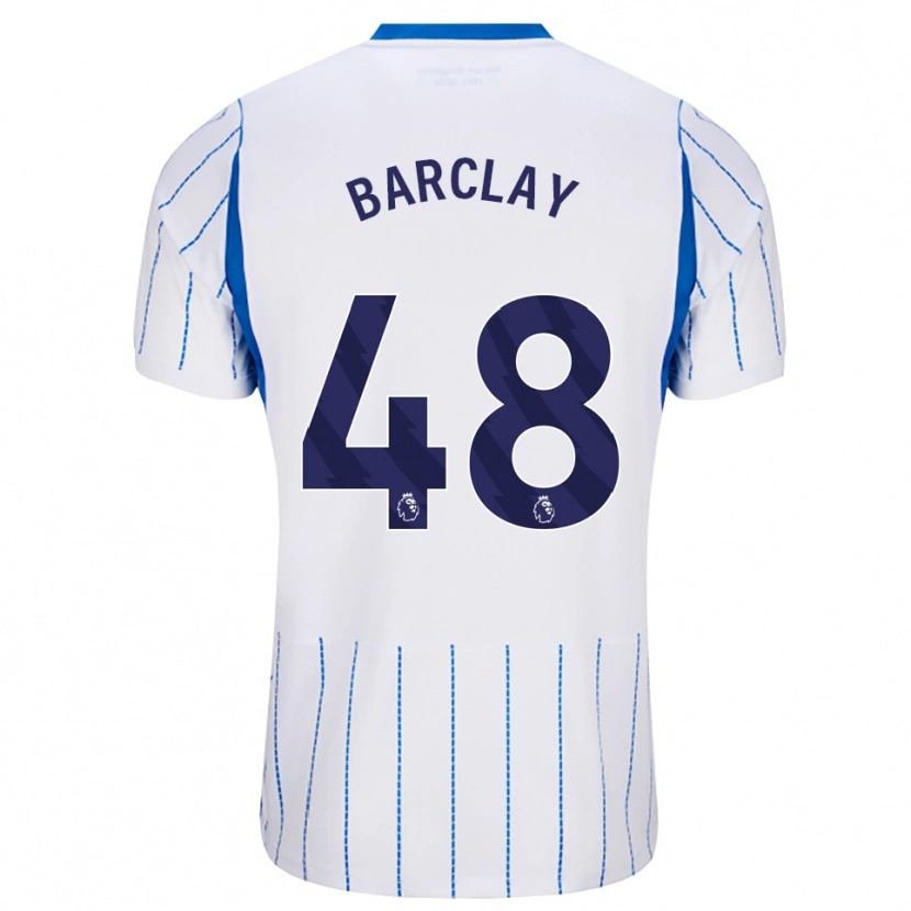 Danxen Niño Camiseta Ben Barclay #48 Azuldodger Blanco 2ª Equipación 2026/27 La Camisa México