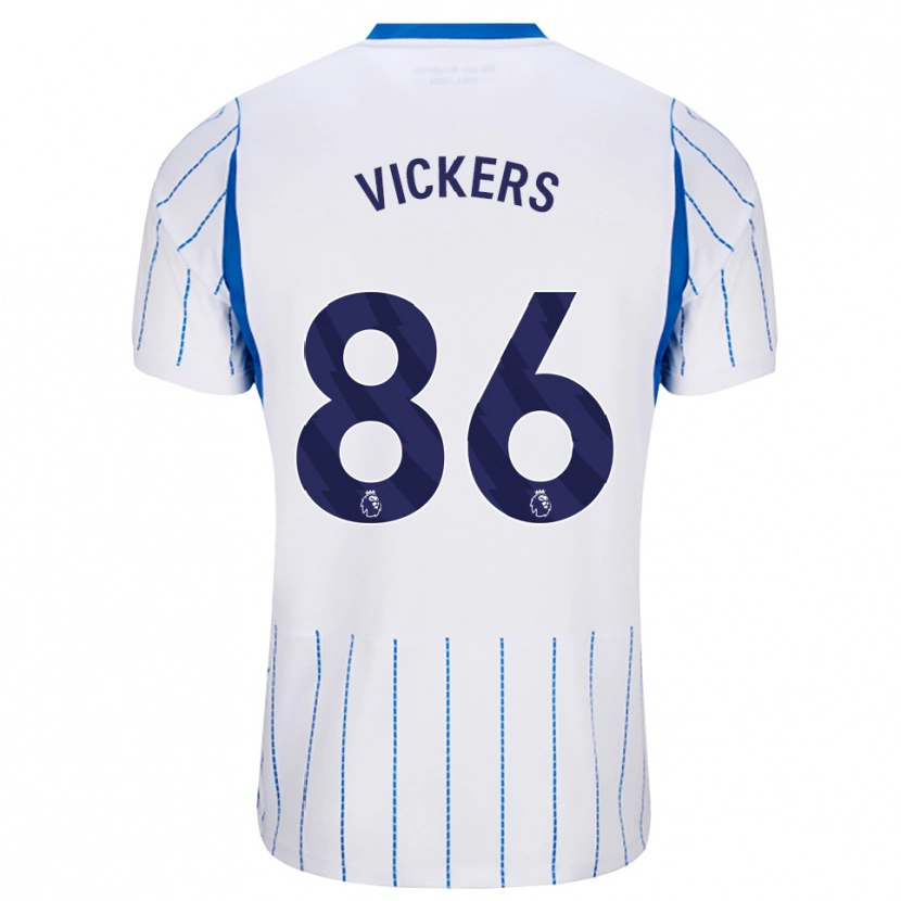 Danxen Niño Camiseta Jacob Vickers #86 Azuldodger Blanco 2ª Equipación 2026/27 La Camisa México