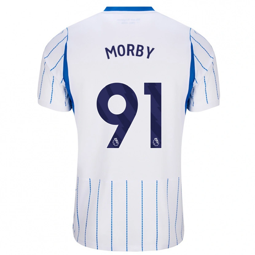 Danxen Niño Camiseta Jackson Morby #91 Azuldodger Blanco 2ª Equipación 2026/27 La Camisa México