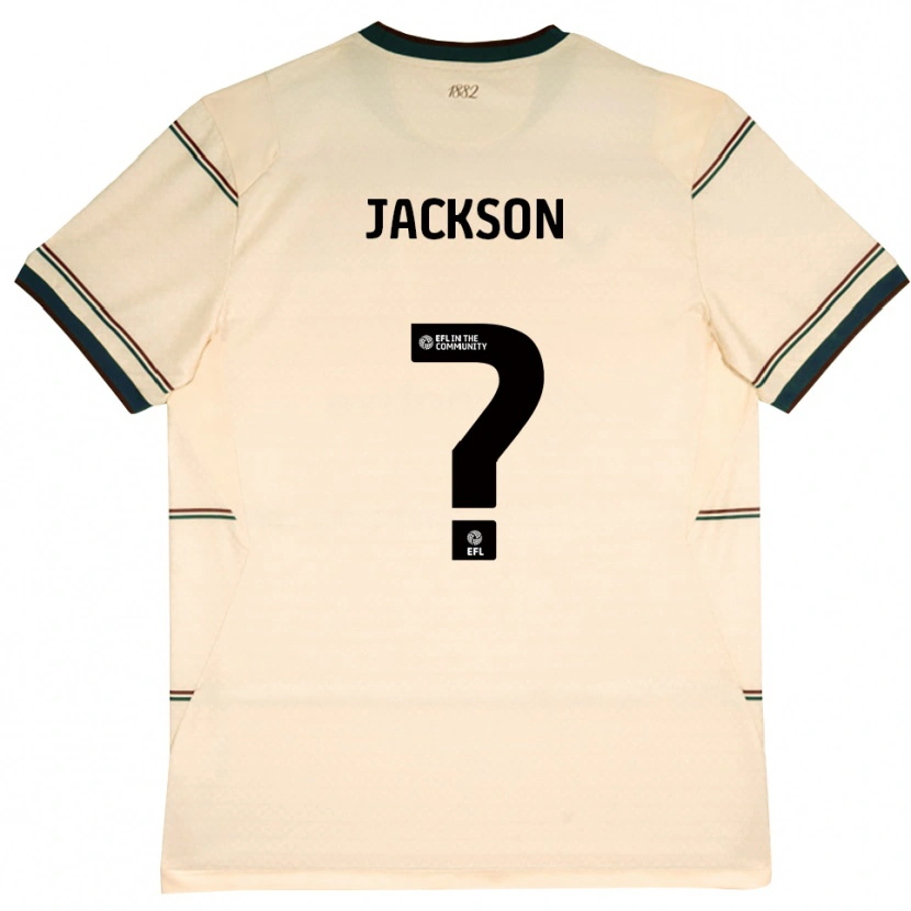 Danxen Niño Camiseta Luca Jackson #0 Beige Borgoña 2ª Equipación 2026/27 La Camisa México
