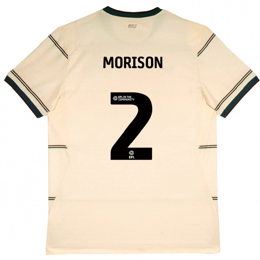 Danxen Niño Camiseta Dylan Morison #2 Beige Borgoña 2ª Equipación 2026/27 La Camisa México