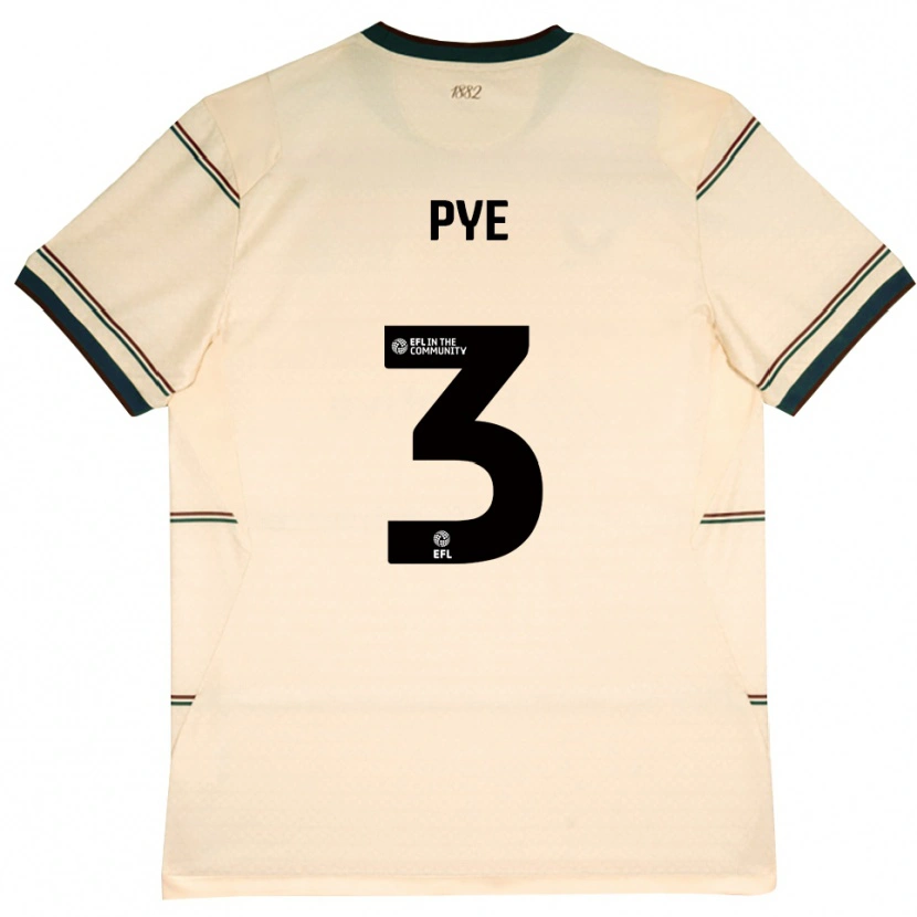 Danxen Niño Camiseta Logan Pye #3 Beige Borgoña 2ª Equipación 2026/27 La Camisa México