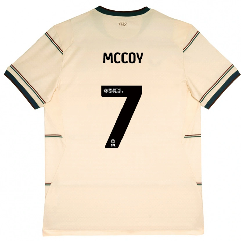 Danxen Niño Camiseta Adam Mccoy #7 Beige Borgoña 2ª Equipación 2026/27 La Camisa México