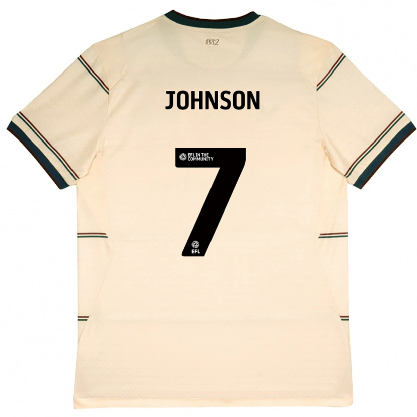 Danxen Niño Camiseta Zach Johnson #7 Beige Borgoña 2ª Equipación 2026/27 La Camisa México