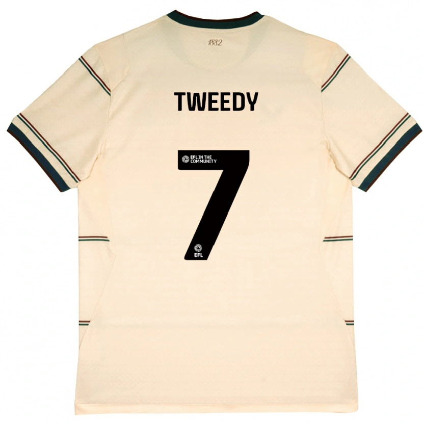 Danxen Niño Camiseta Tom Tweedy #7 Beige Borgoña 2ª Equipación 2026/27 La Camisa México