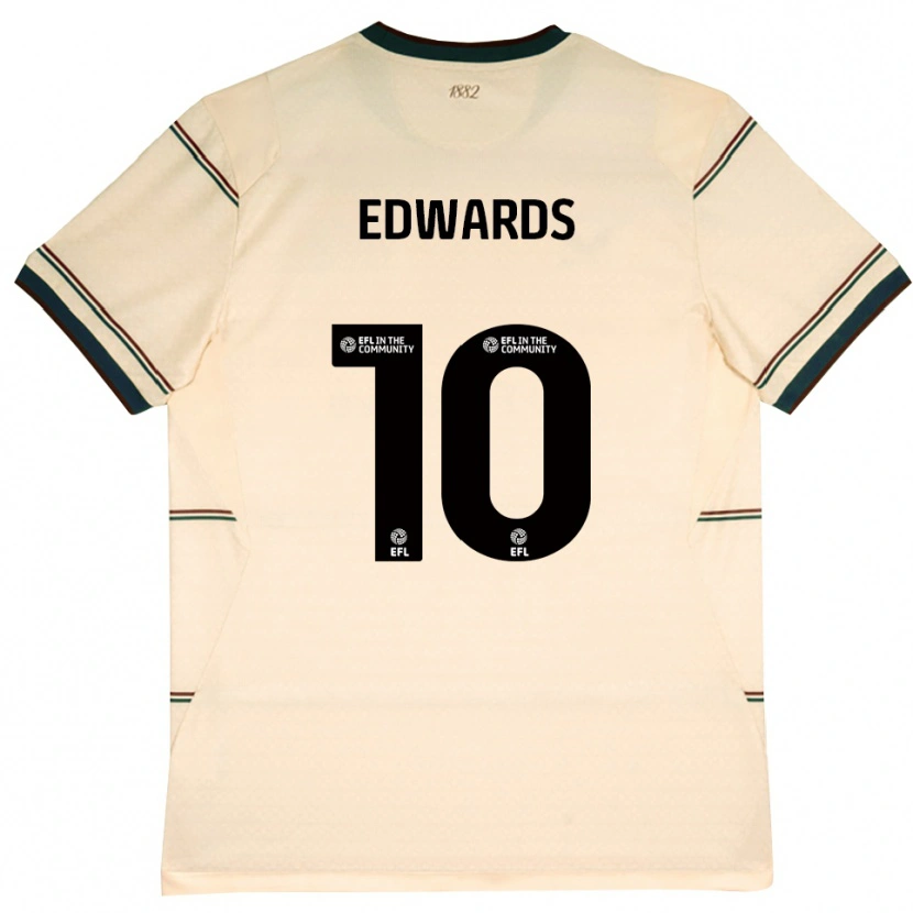 Danxen Niño Camiseta Marcus Edwards #10 Beige Borgoña 2ª Equipación 2026/27 La Camisa México
