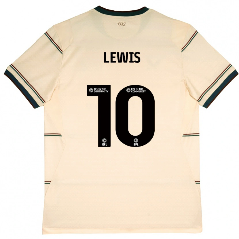 Danxen Niño Camiseta James Lewis #10 Beige Borgoña 2ª Equipación 2026/27 La Camisa México