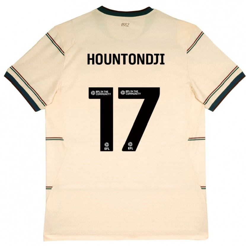 Danxen Niño Camiseta Andréas Hountondji #17 Beige Borgoña 2ª Equipación 2026/27 La Camisa México