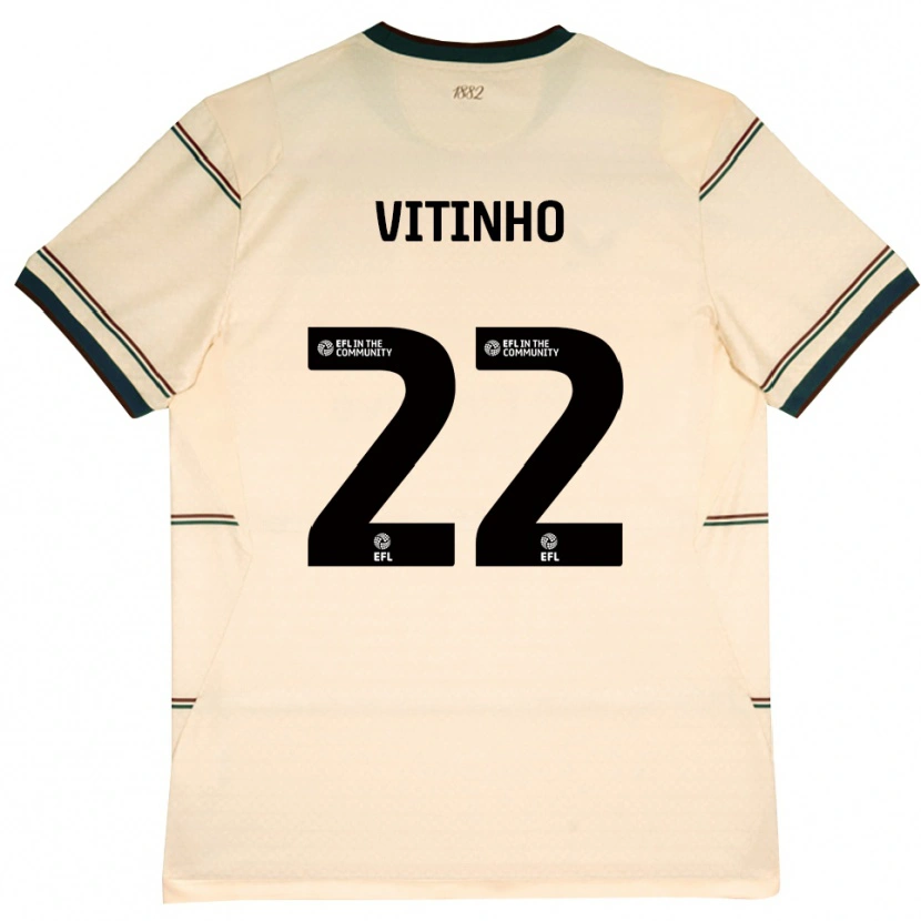 Danxen Niño Camiseta Vitinho #22 Beige Borgoña 2ª Equipación 2026/27 La Camisa México