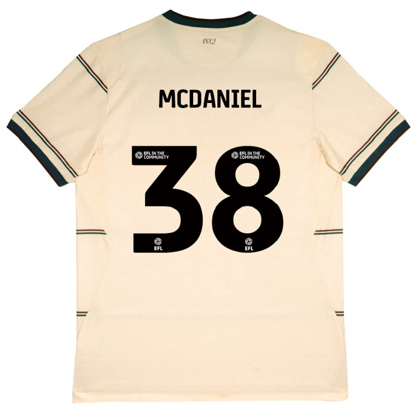 Danxen Niño Camiseta Louise Mcdaniel #38 Beige Borgoña 2ª Equipación 2026/27 La Camisa México