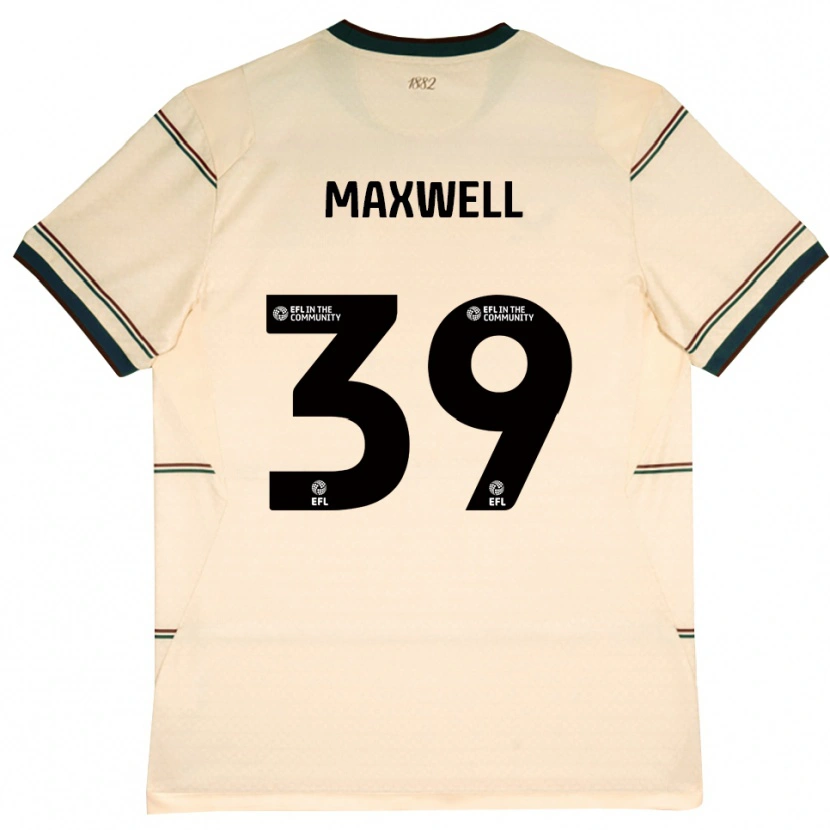 Danxen Niño Camiseta Danielle Maxwell #39 Beige Borgoña 2ª Equipación 2026/27 La Camisa México