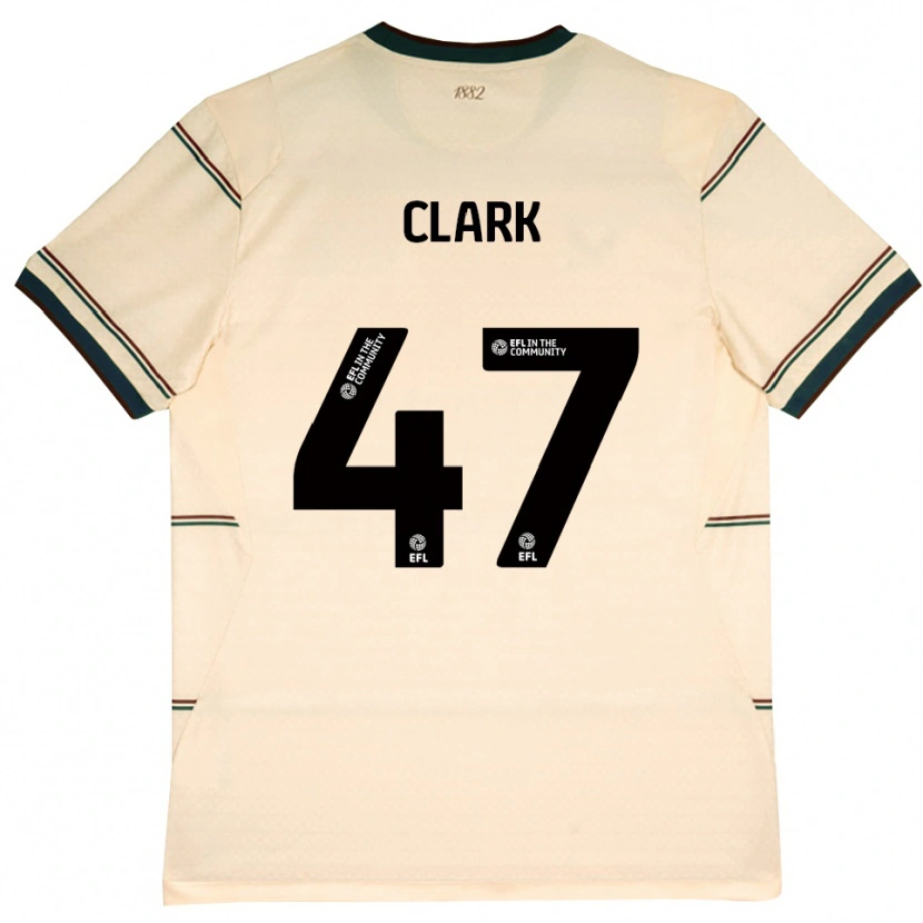 Danxen Niño Camiseta Ellis Clark #47 Beige Borgoña 2ª Equipación 2026/27 La Camisa México