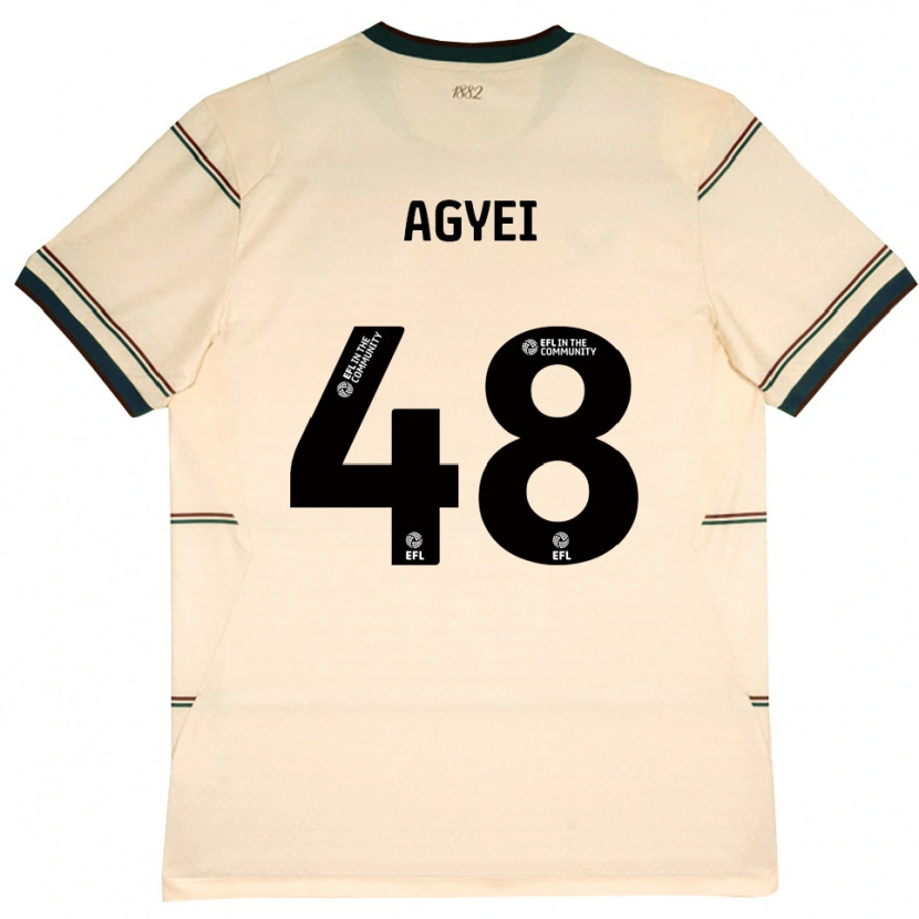 Danxen Niño Camiseta Enock Agyei #48 Beige Borgoña 2ª Equipación 2026/27 La Camisa México