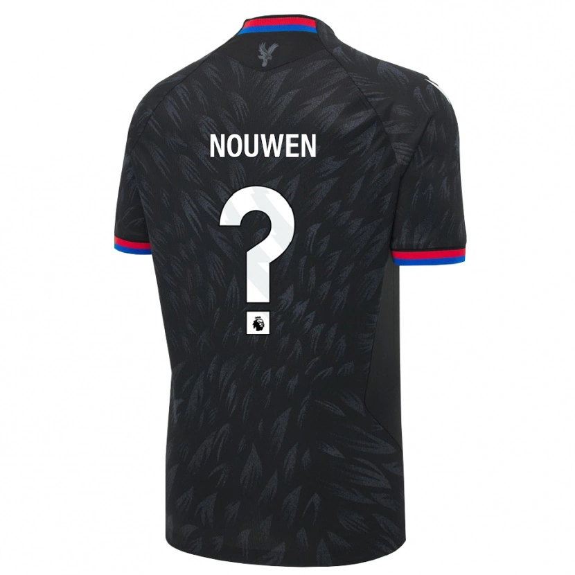 Danxen Niño Camiseta Aniek Nouwen #0 Negro Azul Rojo 2ª Equipación 2026/27 La Camisa México
