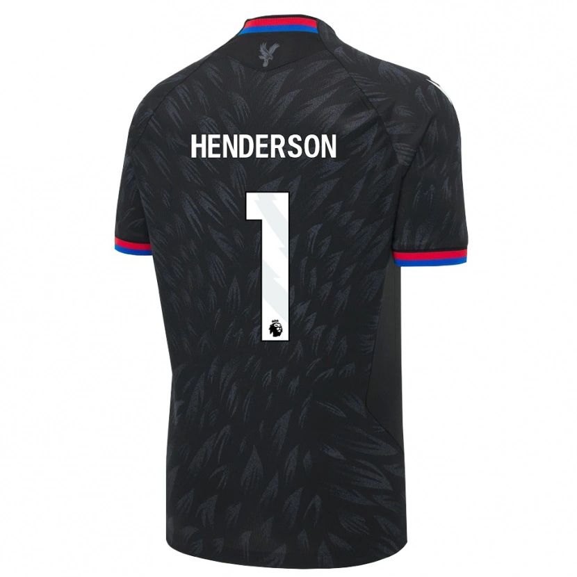 Danxen Niño Camiseta Dean Henderson #1 Negro Azul Rojo 2ª Equipación 2026/27 La Camisa México