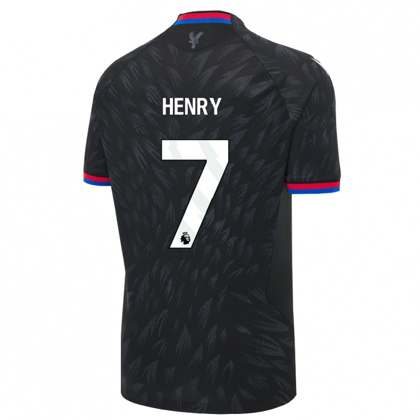 Danxen Niño Camiseta Zack Henry #7 Negro Azul Rojo 2ª Equipación 2026/27 La Camisa México
