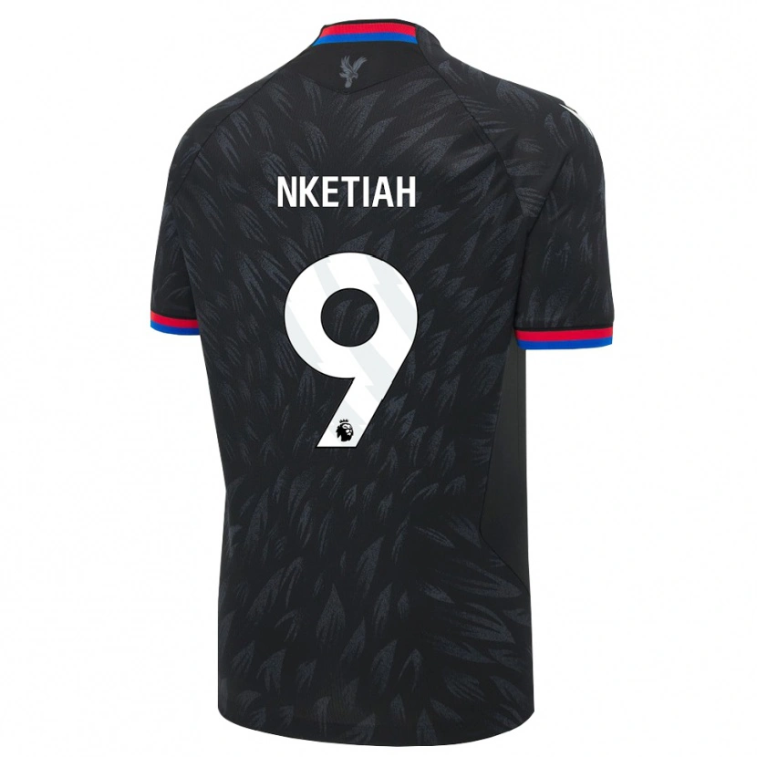Danxen Niño Camiseta Eddie Nketiah #9 Negro Azul Rojo 2ª Equipación 2026/27 La Camisa México