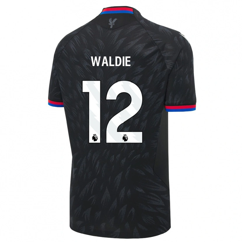 Danxen Niño Camiseta Lizzie Waldie #12 Negro Azul Rojo 2ª Equipación 2026/27 La Camisa México