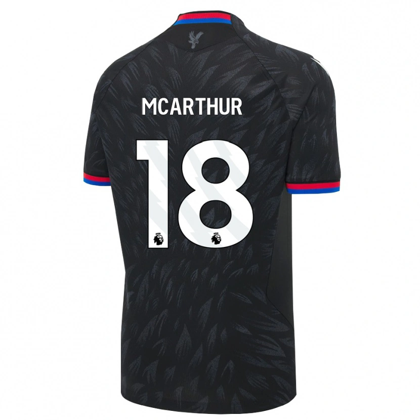 Danxen Niño Camiseta James Mcarthur #18 Negro Azul Rojo 2ª Equipación 2026/27 La Camisa México