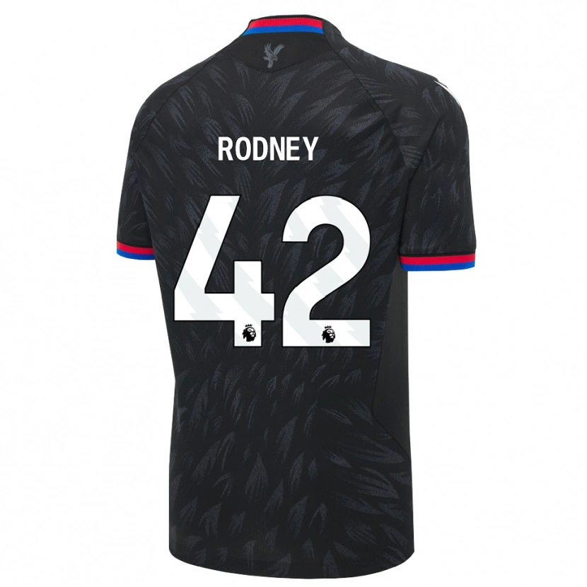 Danxen Niño Camiseta Kaden Rodney #42 Negro Azul Rojo 2ª Equipación 2026/27 La Camisa México