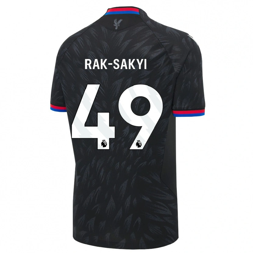 Danxen Niño Camiseta Jesurun Rak-Sakyi #49 Negro Azul Rojo 2ª Equipación 2026/27 La Camisa México