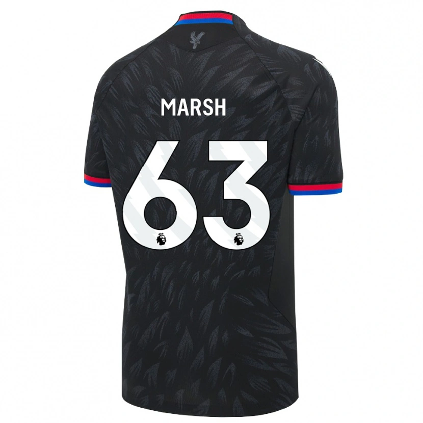 Danxen Niño Camiseta Zach Marsh #63 Negro Azul Rojo 2ª Equipación 2026/27 La Camisa México