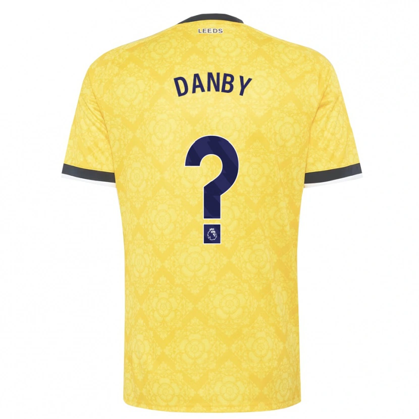 Danxen Niño Camiseta Sarah Danby #0 Amarillo Blanco Negro 2ª Equipación 2026/27 La Camisa México