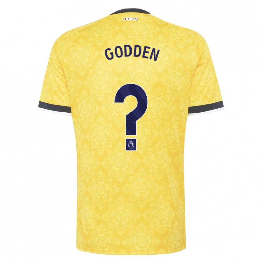 Danxen Niño Camiseta Scott Godden #0 Amarillo Blanco Negro 2ª Equipación 2026/27 La Camisa México