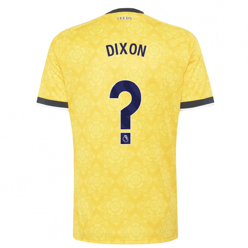 Danxen Niño Camiseta Chloe Dixon #0 Amarillo Blanco Negro 2ª Equipación 2026/27 La Camisa México