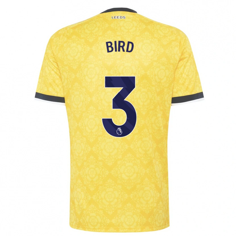 Danxen Niño Camiseta Coban Bird #3 Amarillo Blanco Negro 2ª Equipación 2026/27 La Camisa México