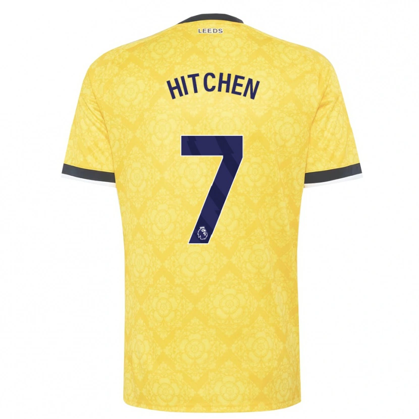Danxen Niño Camiseta Zach Hitchen #7 Amarillo Blanco Negro 2ª Equipación 2026/27 La Camisa México