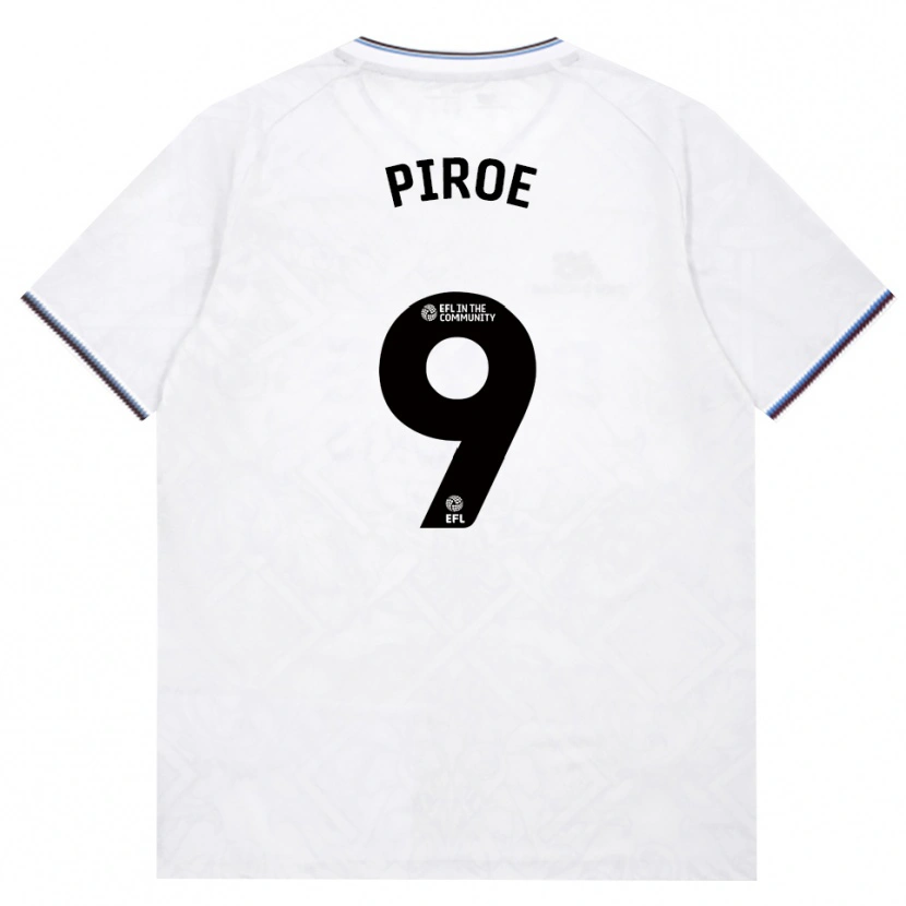 Danxen Niño Camiseta Joël Piroe #9 Borgoña Blanco 2ª Equipación 2026/27 La Camisa México