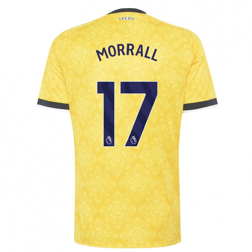 Danxen Niño Camiseta Kai Morrall #17 Amarillo Blanco Negro 2ª Equipación 2026/27 La Camisa México