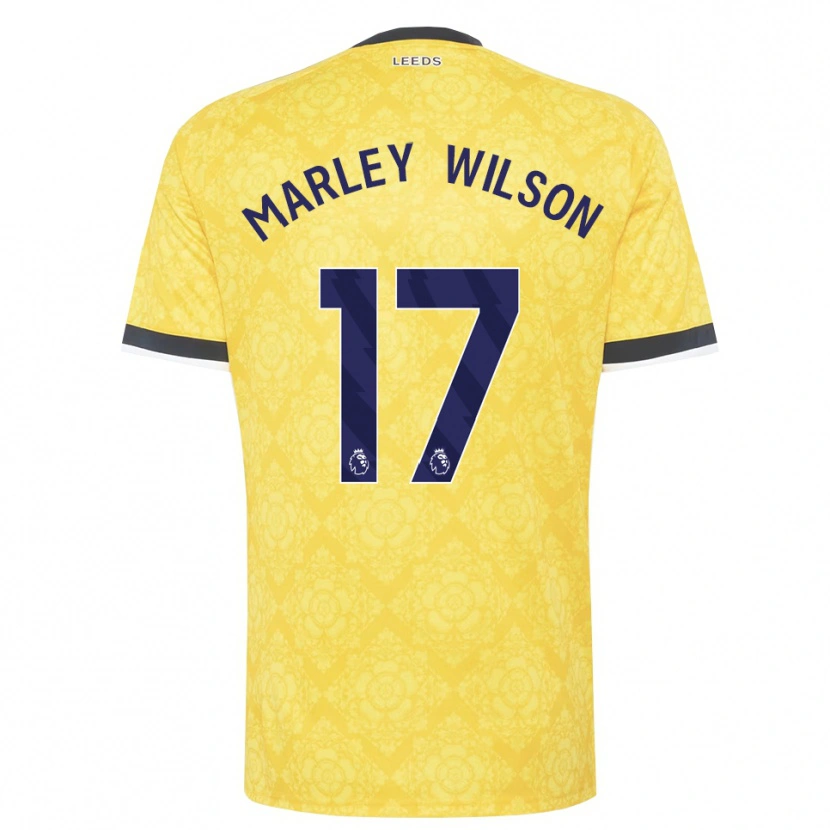 Danxen Niño Camiseta Marley Wilson #17 Amarillo Blanco Negro 2ª Equipación 2026/27 La Camisa México