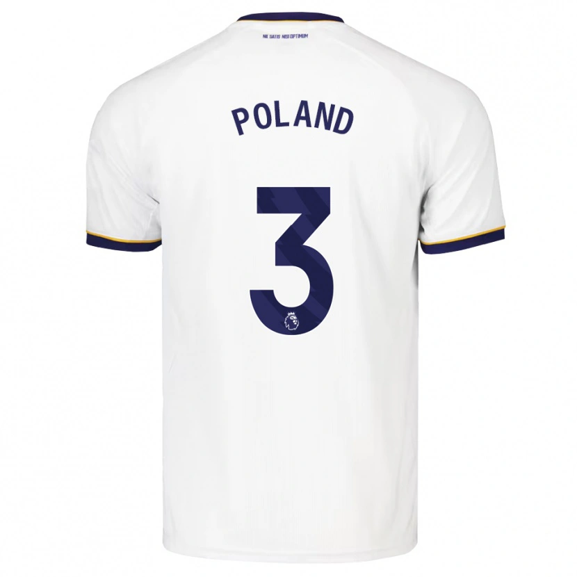 Danxen Niño Camiseta Louis Poland #3 Azulmedianoche Blanco Amarillo 2ª Equipación 2026/27 La Camisa México