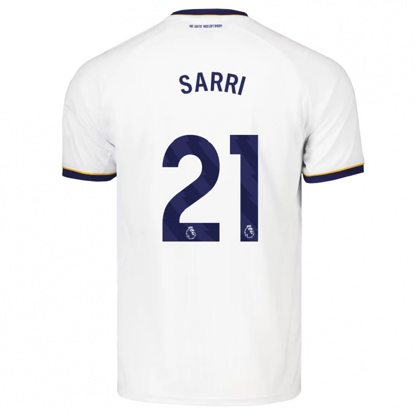 Danxen Niño Camiseta Veatriki Sarri #21 Azulmedianoche Blanco Amarillo 2ª Equipación 2026/27 La Camisa México