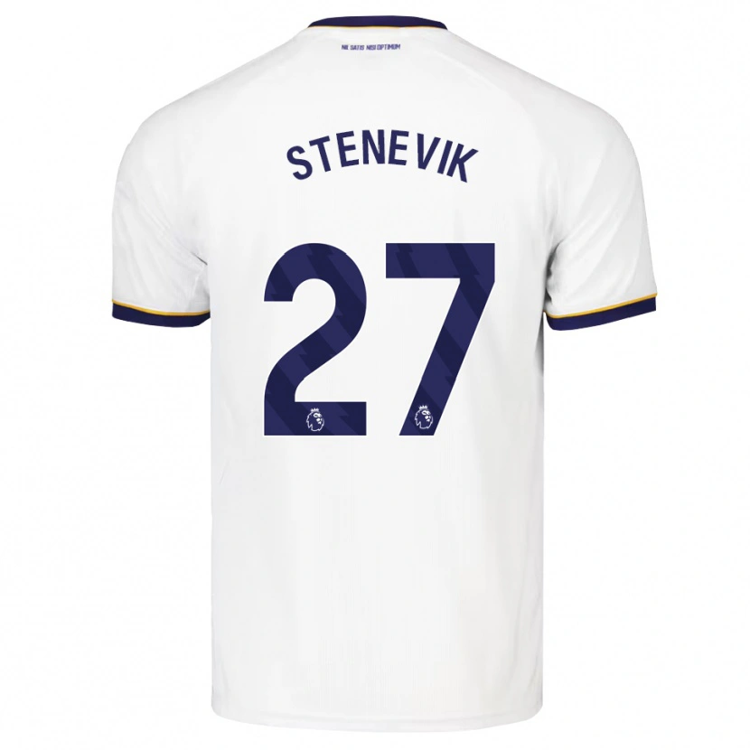 Danxen Niño Camiseta Elise Stenevik #27 Azulmedianoche Blanco Amarillo 2ª Equipación 2026/27 La Camisa México