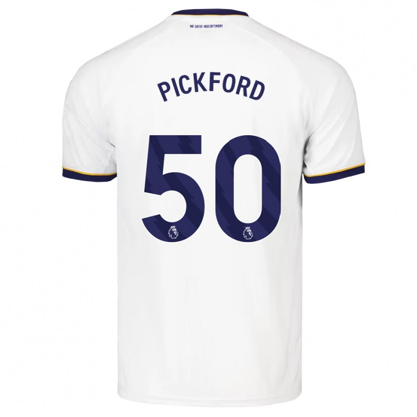 Danxen Niño Camiseta George Pickford #50 Azulmedianoche Blanco Amarillo 2ª Equipación 2026/27 La Camisa México