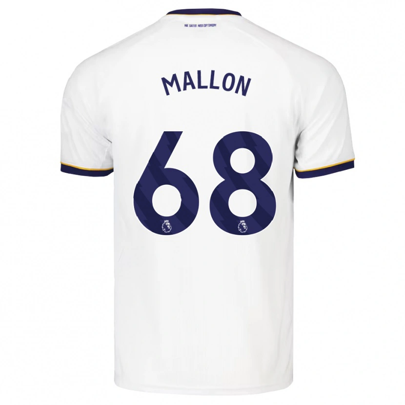 Danxen Niño Camiseta Mathew Mallon #68 Azulmedianoche Blanco Amarillo 2ª Equipación 2026/27 La Camisa México