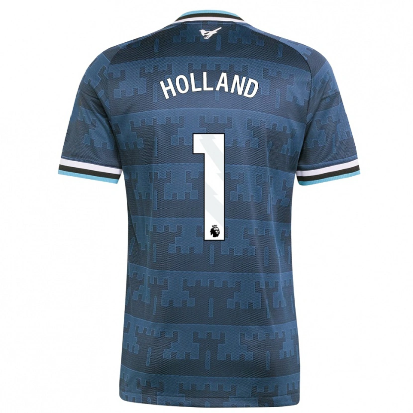 Danxen Niño Camiseta Oliver Holland #1 Amarillo Negro Azul 2ª Equipación 2026/27 La Camisa México