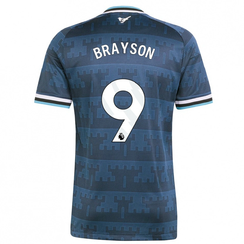 Danxen Niño Camiseta Joe Brayson #9 Amarillo Negro Azul 2ª Equipación 2026/27 La Camisa México