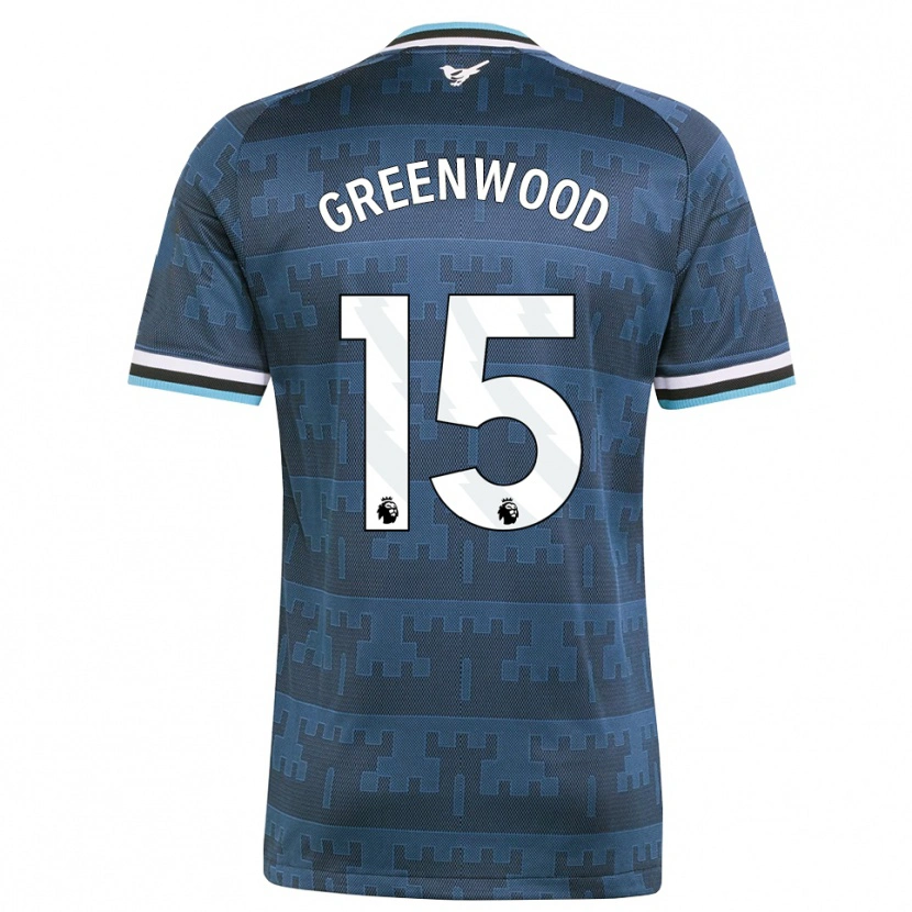 Danxen Niño Camiseta Hannah Greenwood #15 Amarillo Negro Azul 2ª Equipación 2026/27 La Camisa México