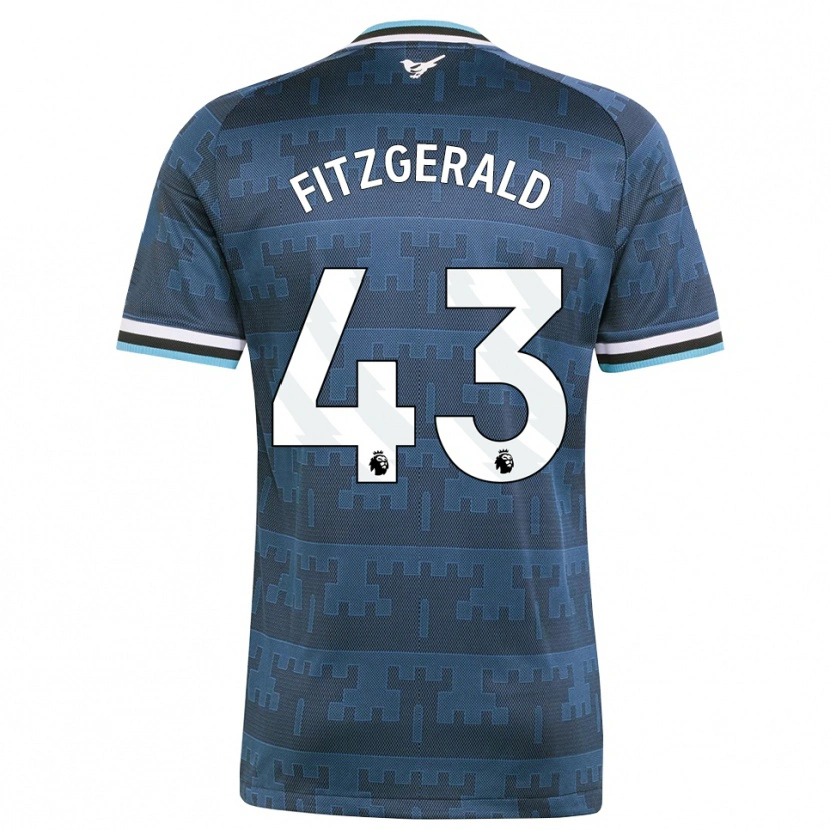 Danxen Niño Camiseta Kyle Fitzgerald #43 Amarillo Negro Azul 2ª Equipación 2026/27 La Camisa México