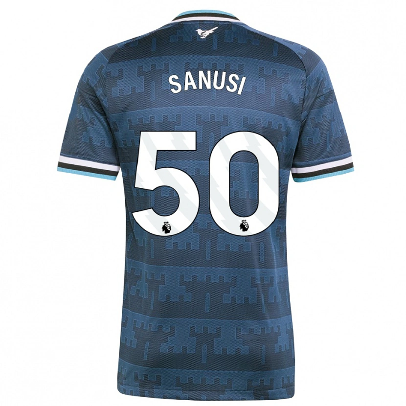 Danxen Niño Camiseta Trevan Sanusi #50 Amarillo Negro Azul 2ª Equipación 2026/27 La Camisa México