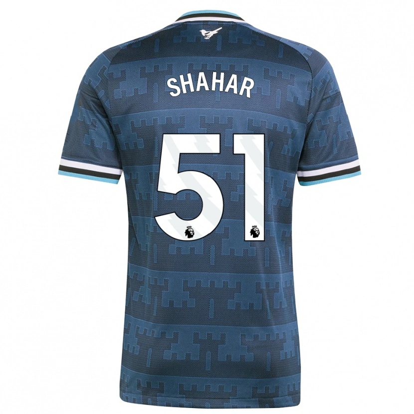 Danxen Niño Camiseta Leo Shahar #51 Amarillo Negro Azul 2ª Equipación 2026/27 La Camisa México