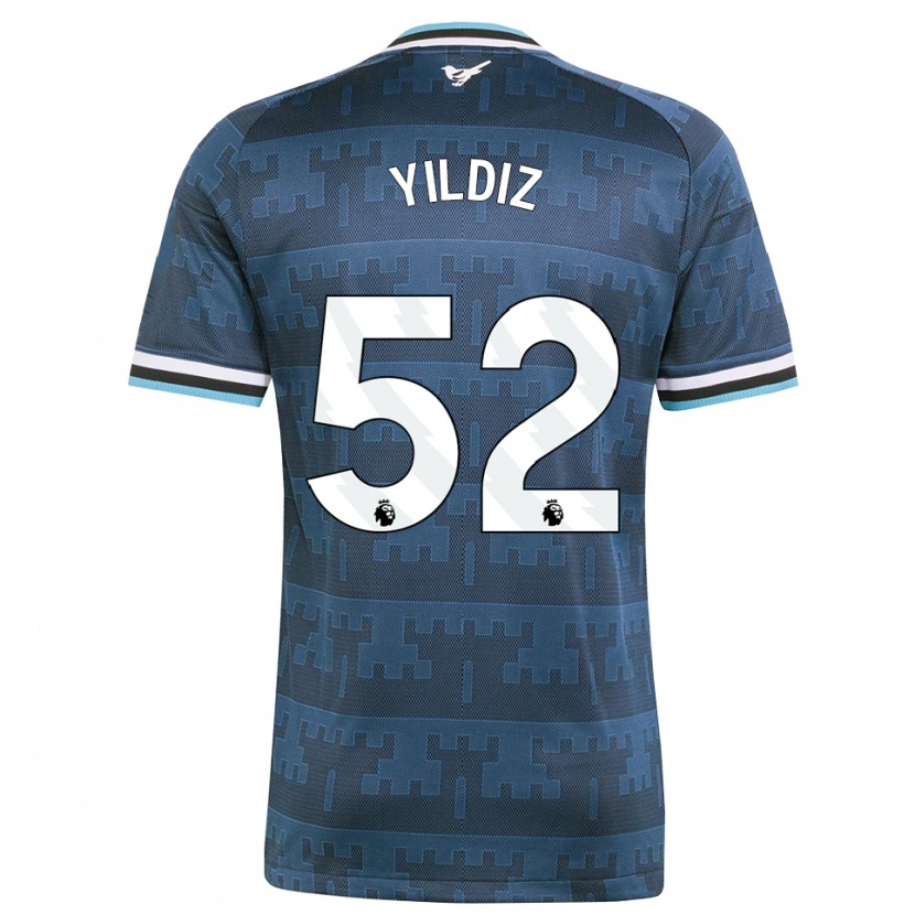 Danxen Niño Camiseta Baran Yıldız #52 Amarillo Negro Azul 2ª Equipación 2026/27 La Camisa México