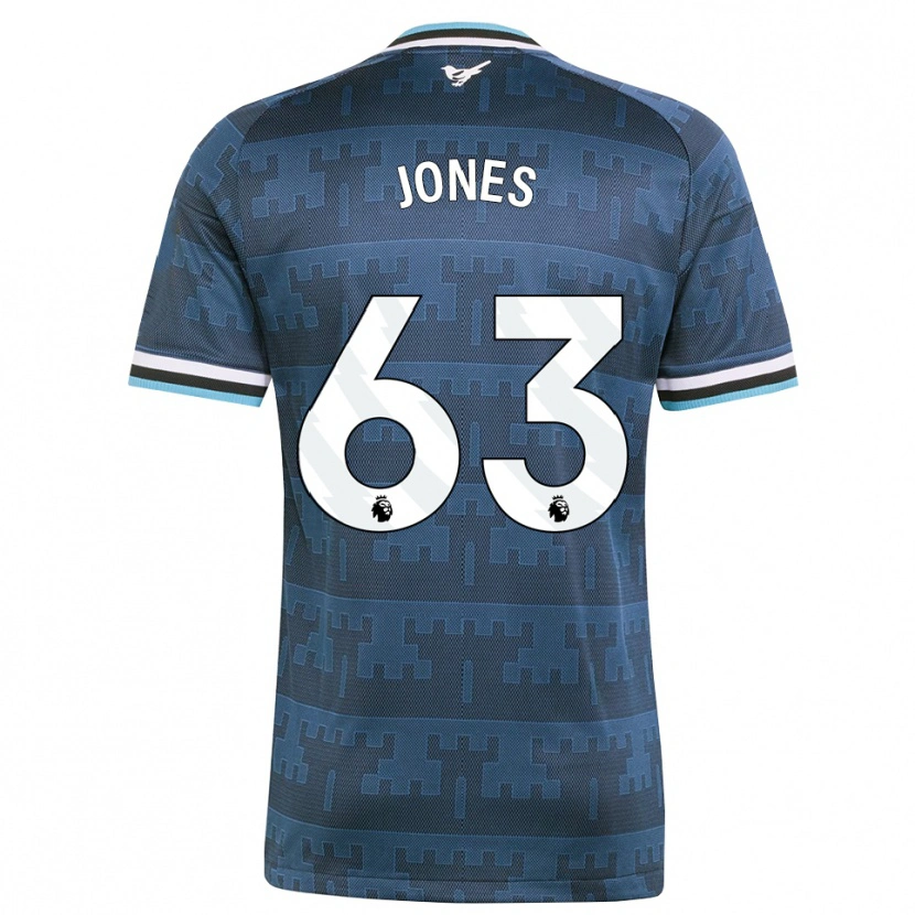 Danxen Niño Camiseta Tyler Jones #63 Amarillo Negro Azul 2ª Equipación 2026/27 La Camisa México