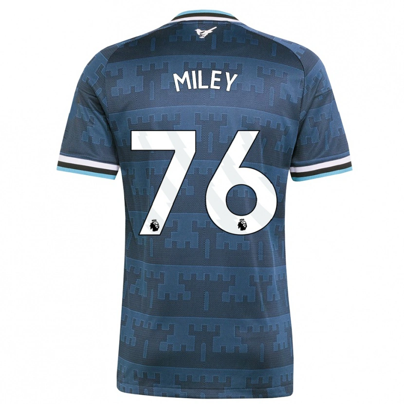 Danxen Niño Camiseta Mason Miley #76 Amarillo Negro Azul 2ª Equipación 2026/27 La Camisa México