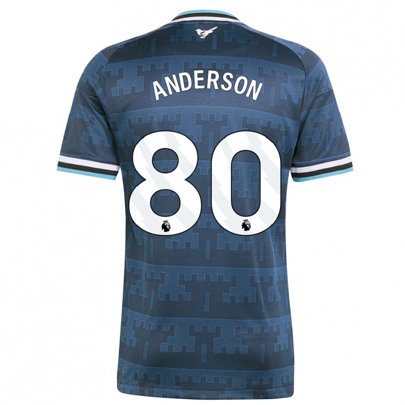 Danxen Niño Camiseta Will Anderson #80 Amarillo Negro Azul 2ª Equipación 2026/27 La Camisa México
